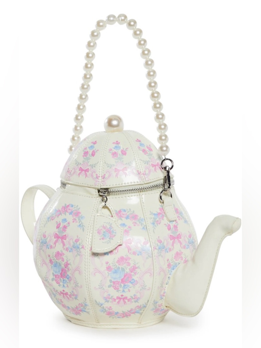 NWT Dolls Kill Sugar Thrillz Tea Pot Society Pleather Purse - Picture 9 of 10